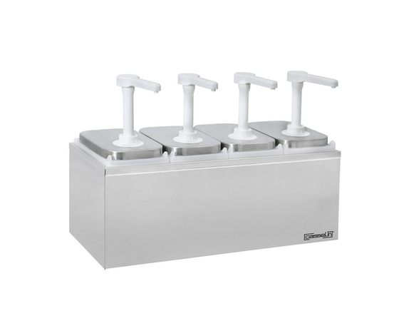 Pompe à sauce neutre 4 x 2l - casselin