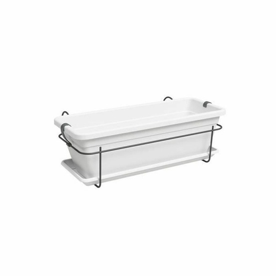 Jardinière venezia balcon kit 50 ma - blanc 50 x 29 x 17,5 cm