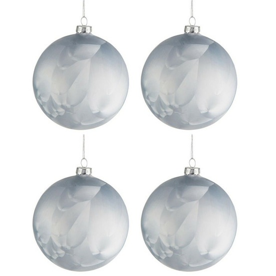 Lot de 4 boules de noël