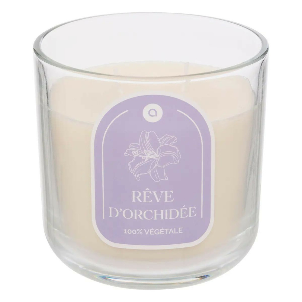 Bougie parfumée en verre 