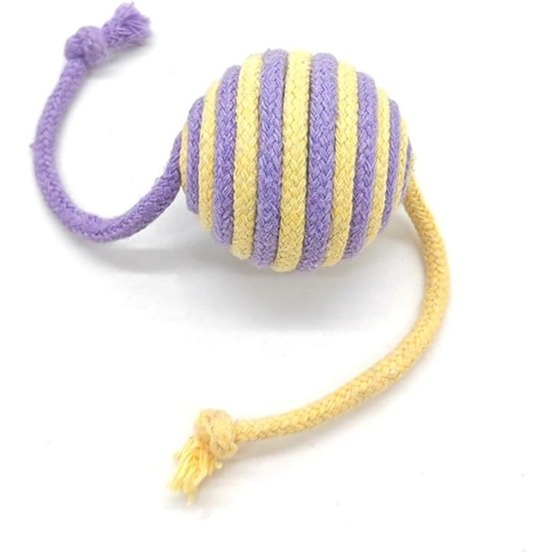 Jouet en corde de coton pour chats