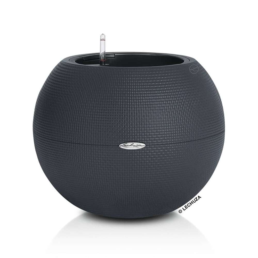 Jardinière puro color 50 all-in-one diamètre 50 cm ardoise