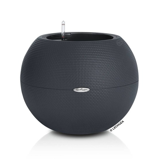 Jardinière puro color 50 all-in-one diamètre 50 cm ardoise