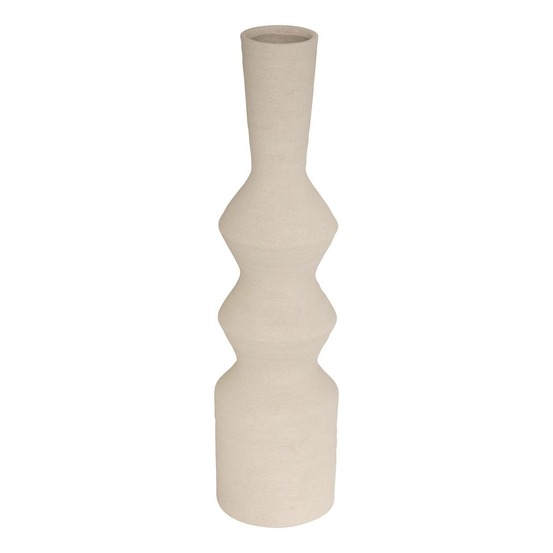 Vase ezia crème 15x15x60 cm
