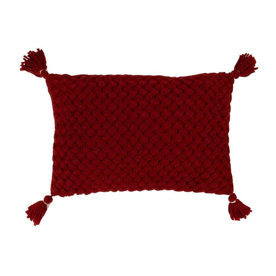 Coussin déco à franges