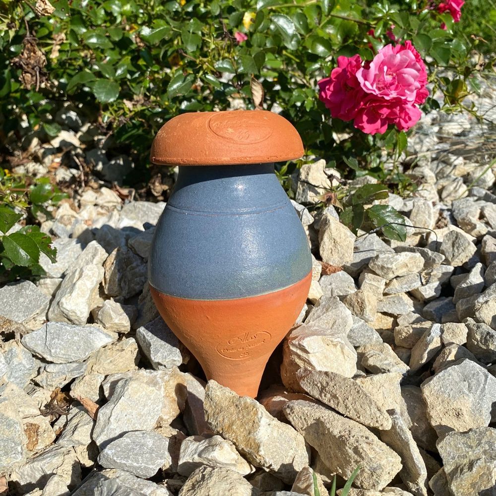 Ollas à planter 0,5 l - bleu émaillée