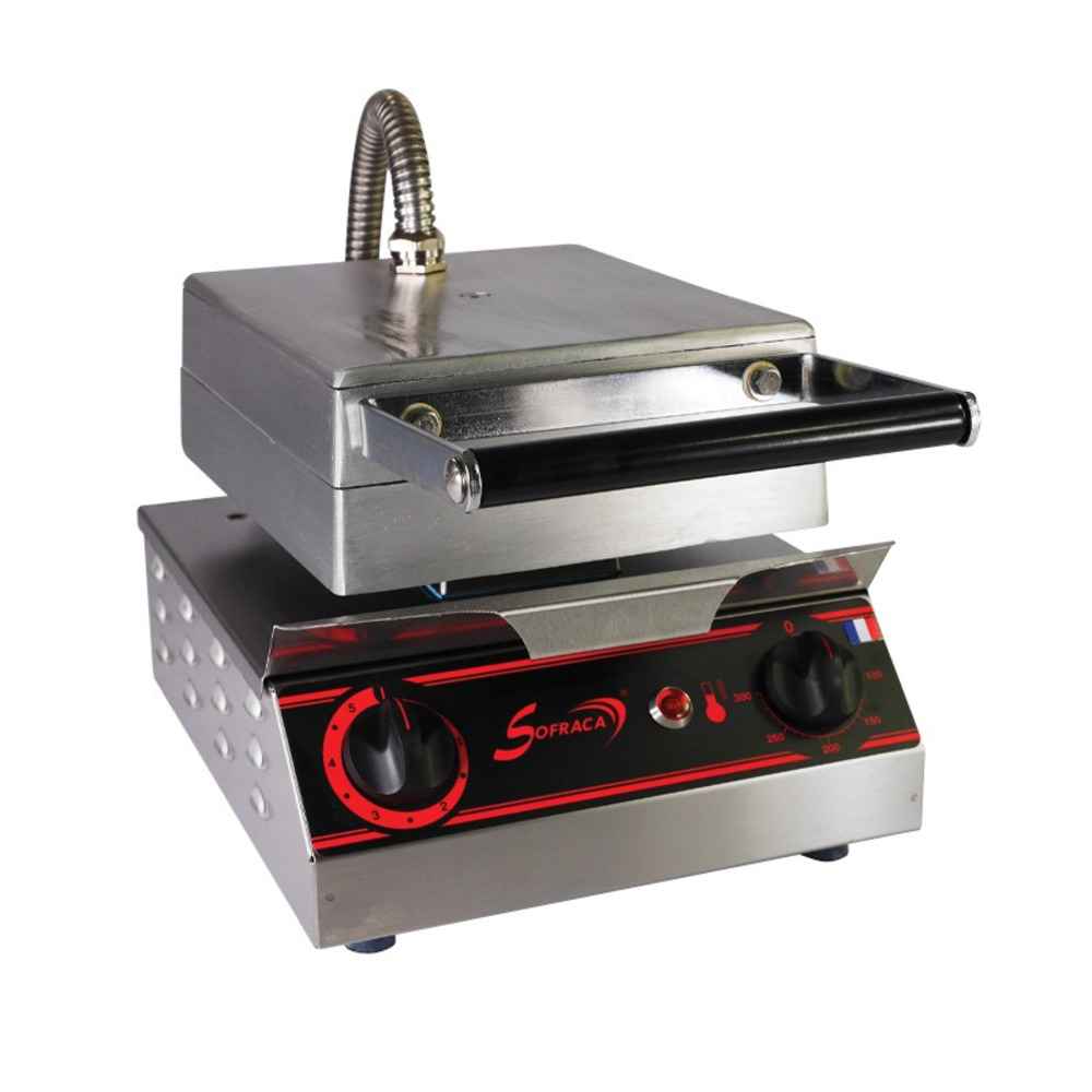 Gaufrier professionnel snacky cône électrique - 1 cône - sofraca