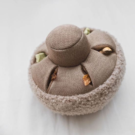 Guu - jouet d'occupation pour chien, forme champignon, 12x12x8cm