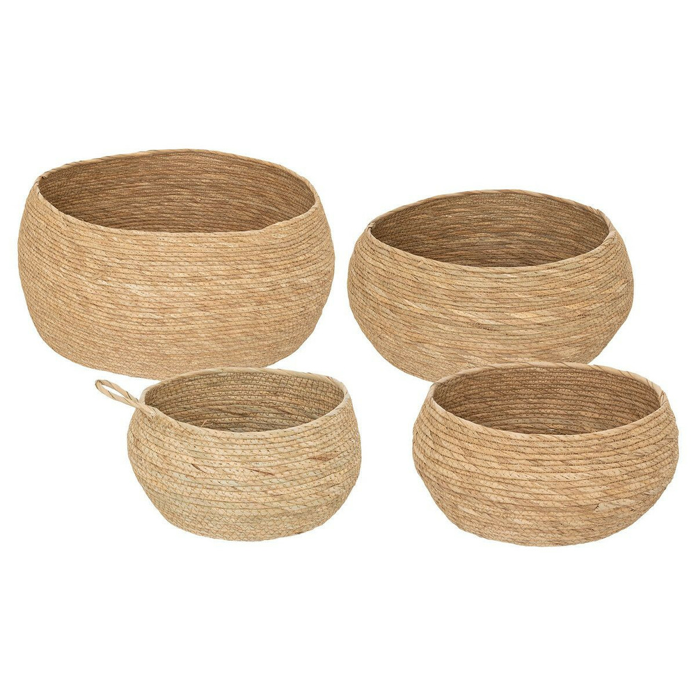 Lot de 4 paniers déco 