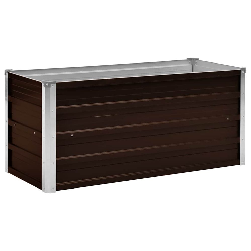 JARDINIERE MARRON 100 X 40 X 4-(862639)