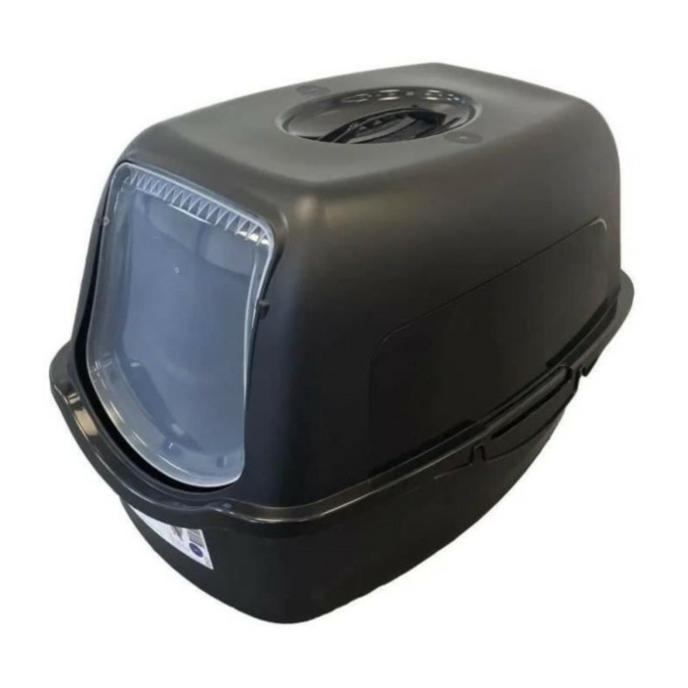 Pet design samba maison de toilette - 56 x 40 x 39 cm - noir et blanc - pour chat