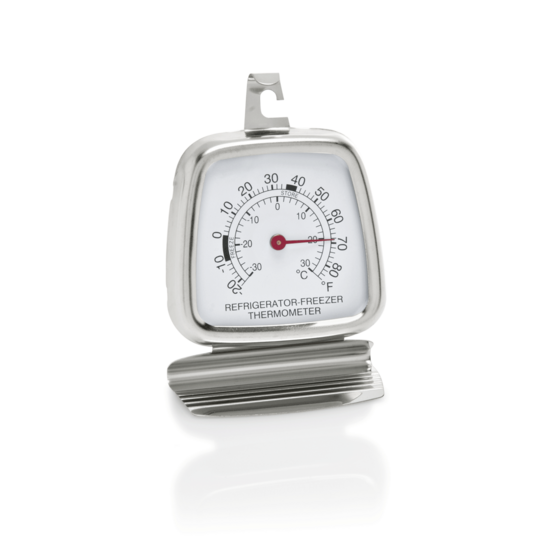 Thermomètre de réfrigérateur en acier inoxydable l 85 mm h 85 mm - was germany