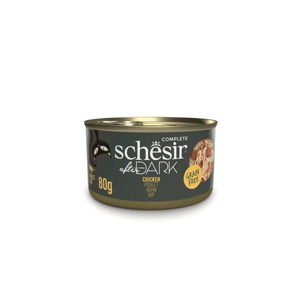 Pâtée chat - after dark poulet - schesir 80 g