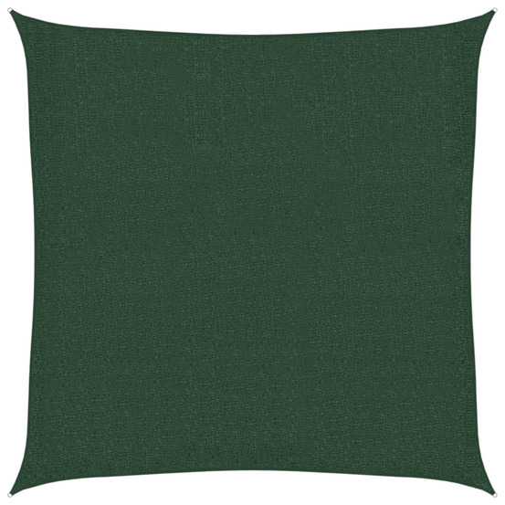 Voile d'ombrage 160 g/m² vert foncé 2x2 m pehd