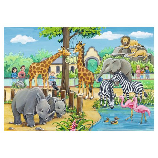 2x24 p - bienvenue au zoo puzzle