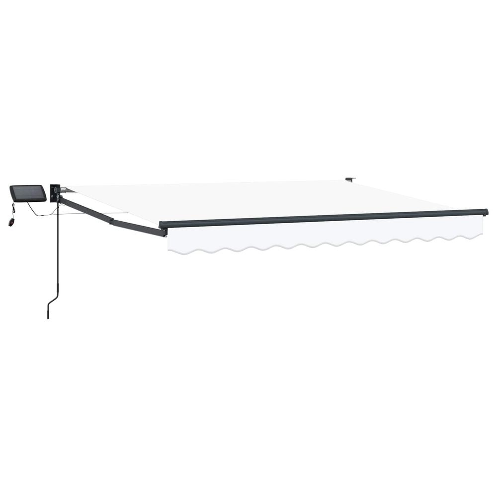 Store rétractable manuel avec leds 3,5 x 2,5 m