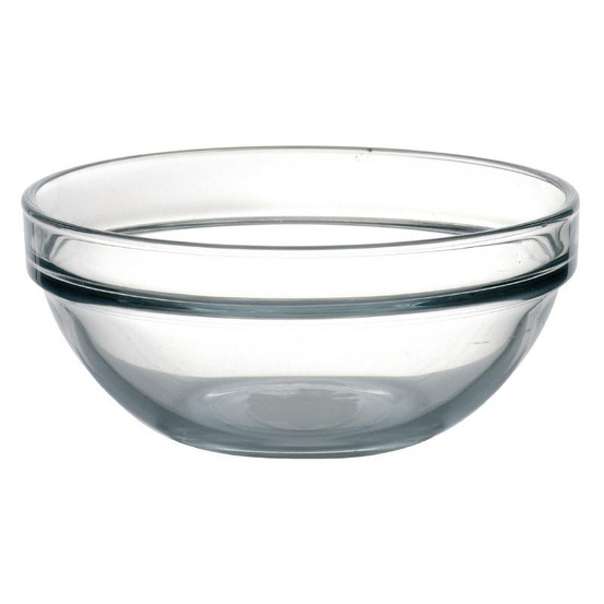 Bols de cuisinier en verre - arcoroc 120 mm - lot de 6