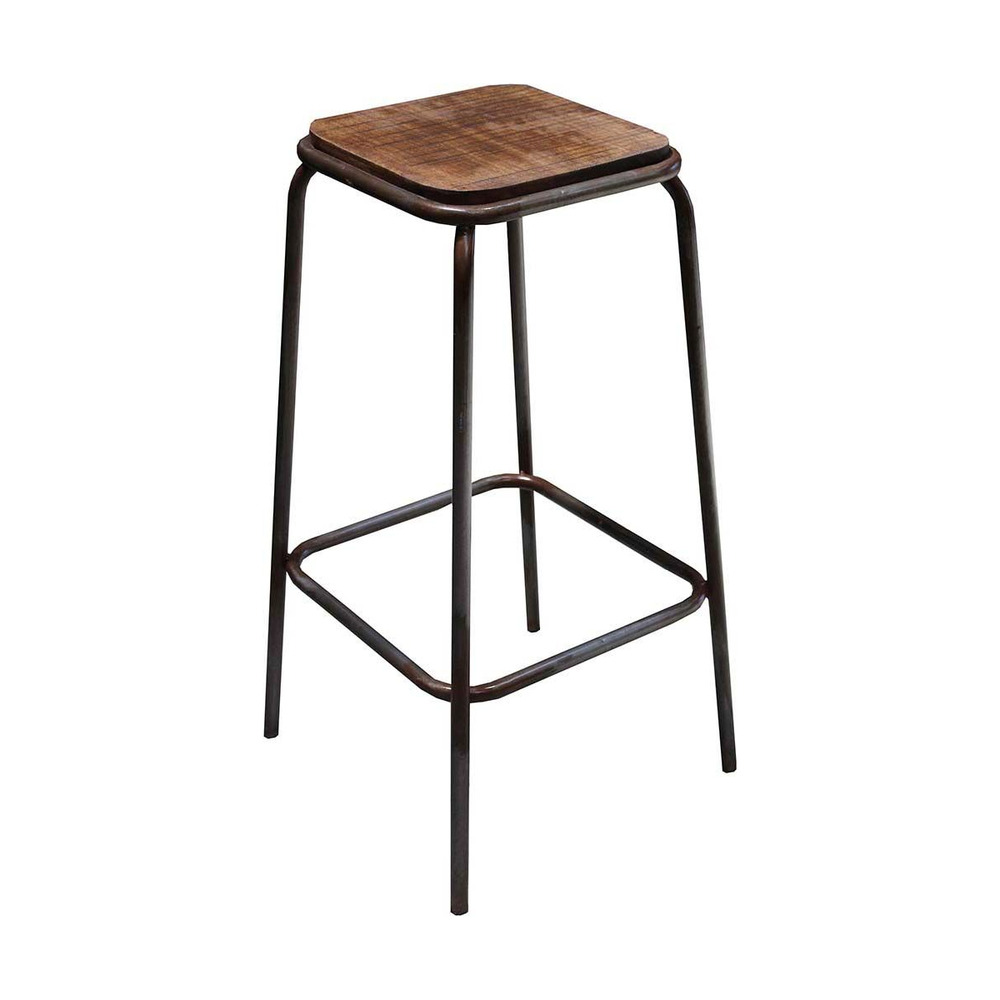 Tabouret de bar style écolier