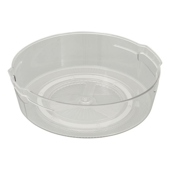 5five - organiseur rotatif smart fridge d29cm transparent avec anses