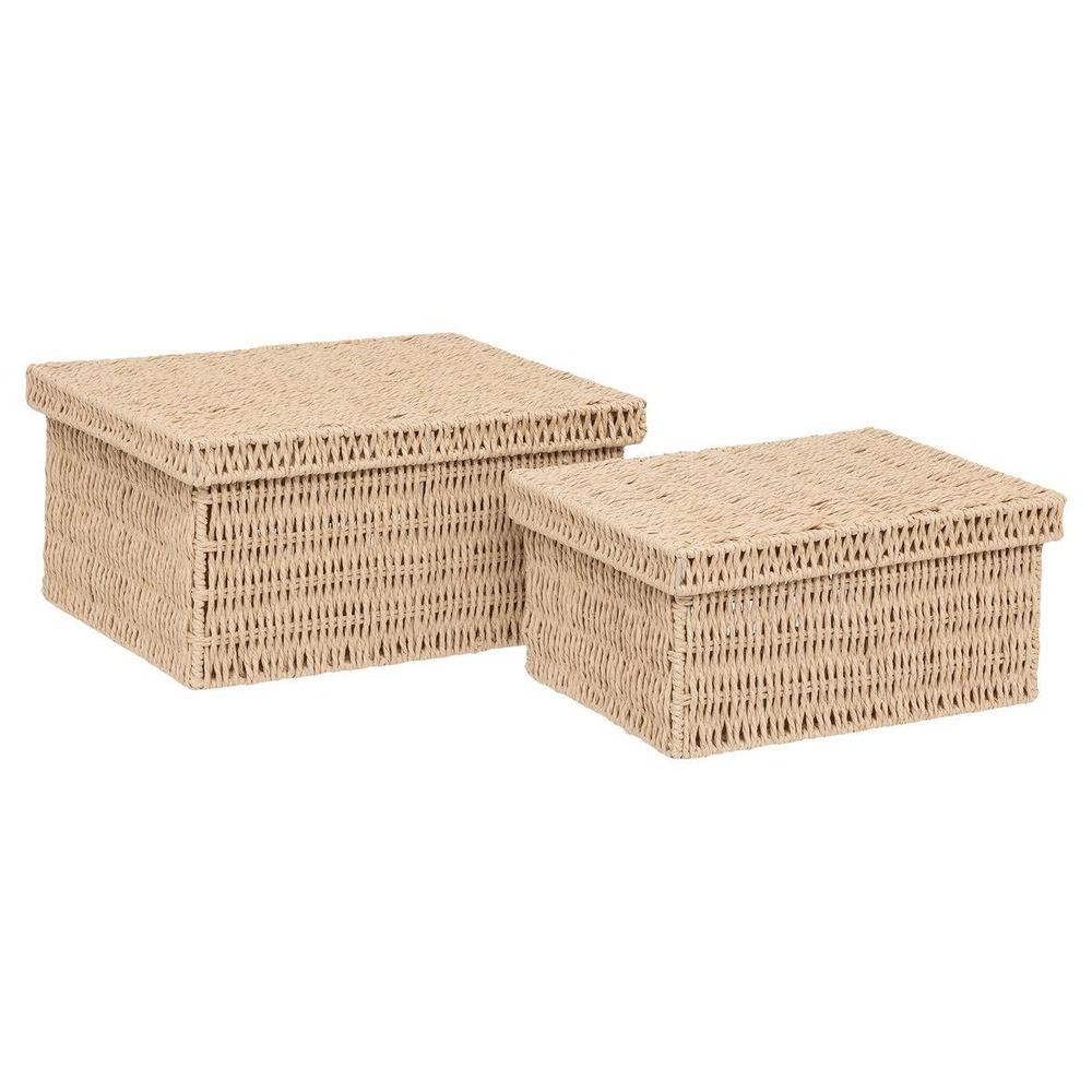 5five - lot de 2 boîtes range-documents 