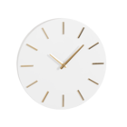 Mica decorations - horloge en aluminium blanc d35,5