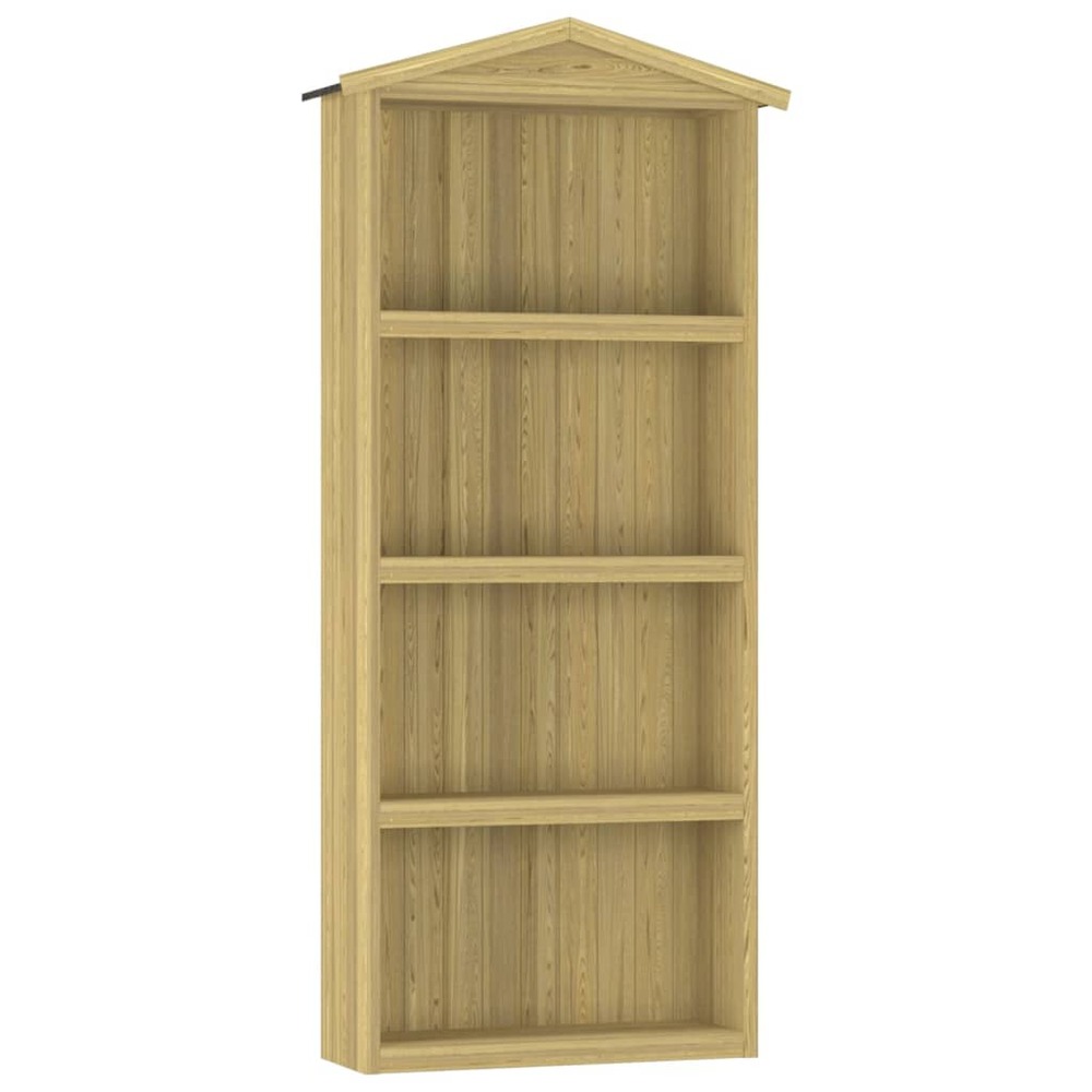 Abri à outils de jardin 87x33x222 cm bois de pin imprégné