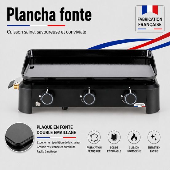 Plancha au gaz hendaye 300