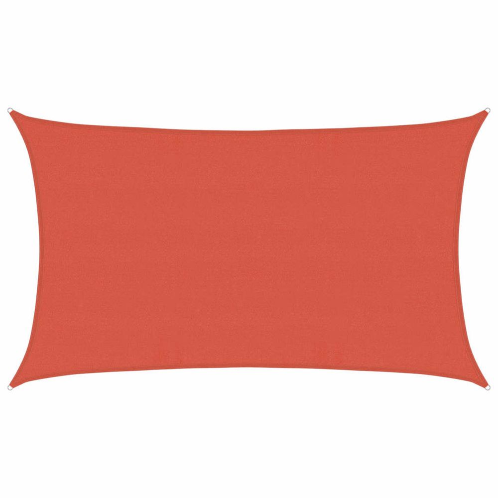 Voile d'ombrage 160 g/m² terre cuite 5x8 m pehd