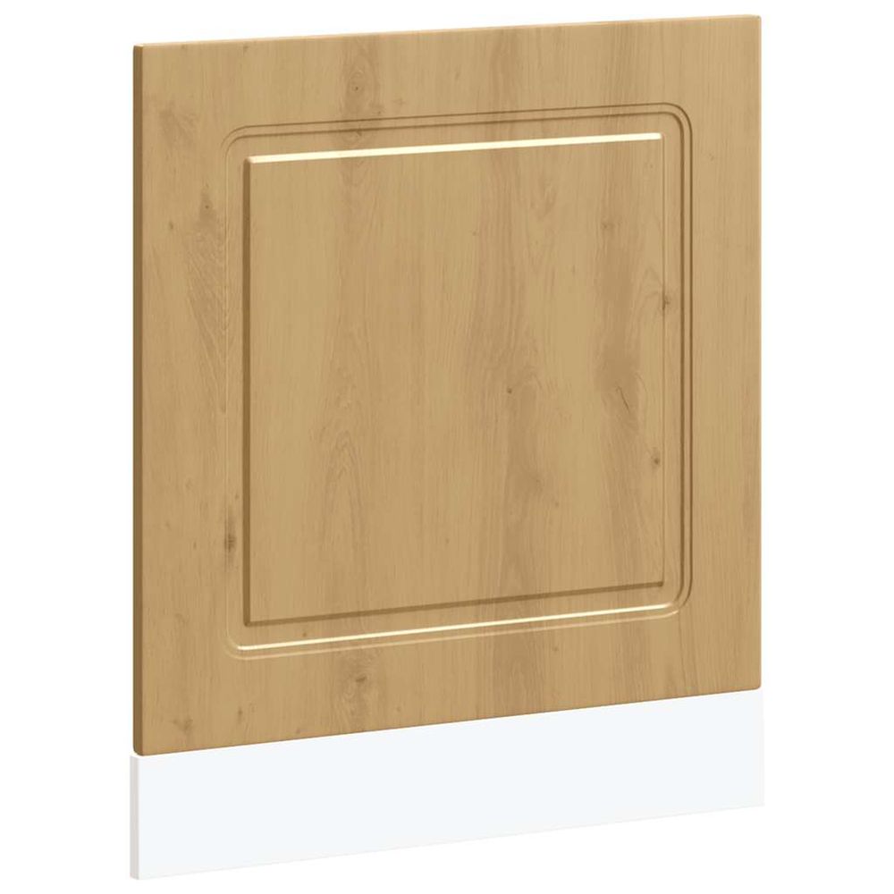 Panneau de lave-vaisselle kalmar chêne artisanal 60x1,5x57 cm