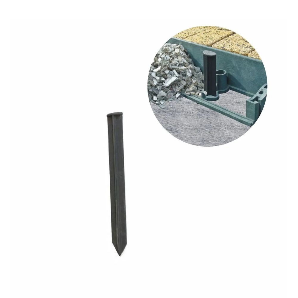 Ancre en plastique 25cm x 3cm | bordure jardin | bordures de jardin