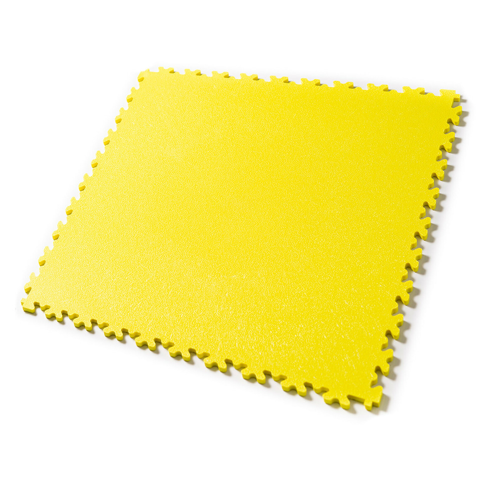 Lot de 1 m² - dalle pvc mosaik ultima pour garage, atelier, salle de sport - jaune