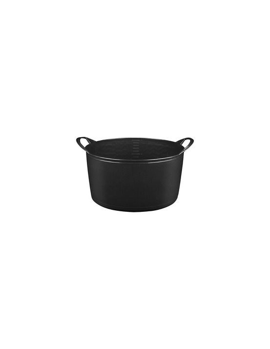 Panier souple multi usages 15l noir - aluminium et plastiq