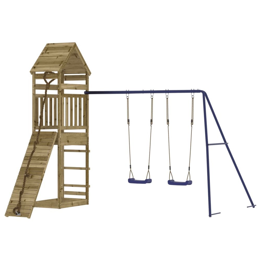 Aire de jeux d'extérieur bois de pin imprégné
