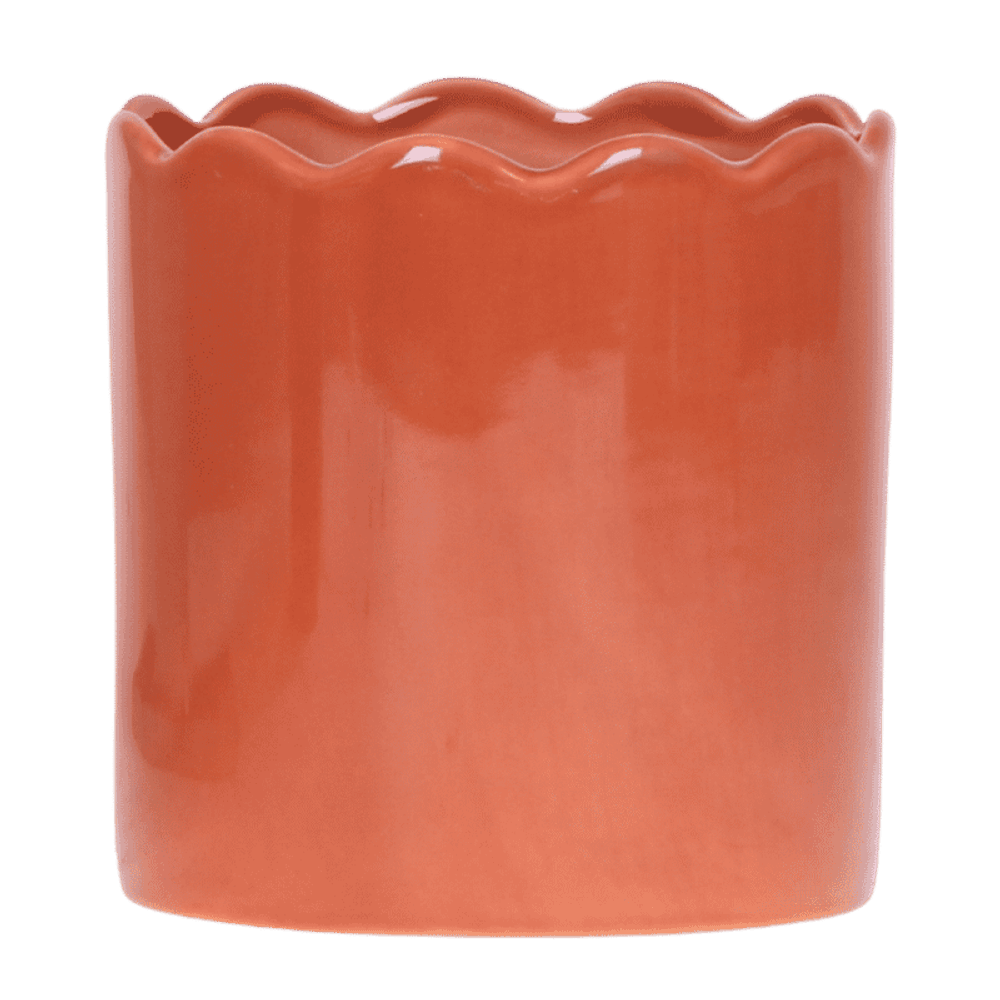 Cache-pot curve terracotta - ø12 cm x h13 cm