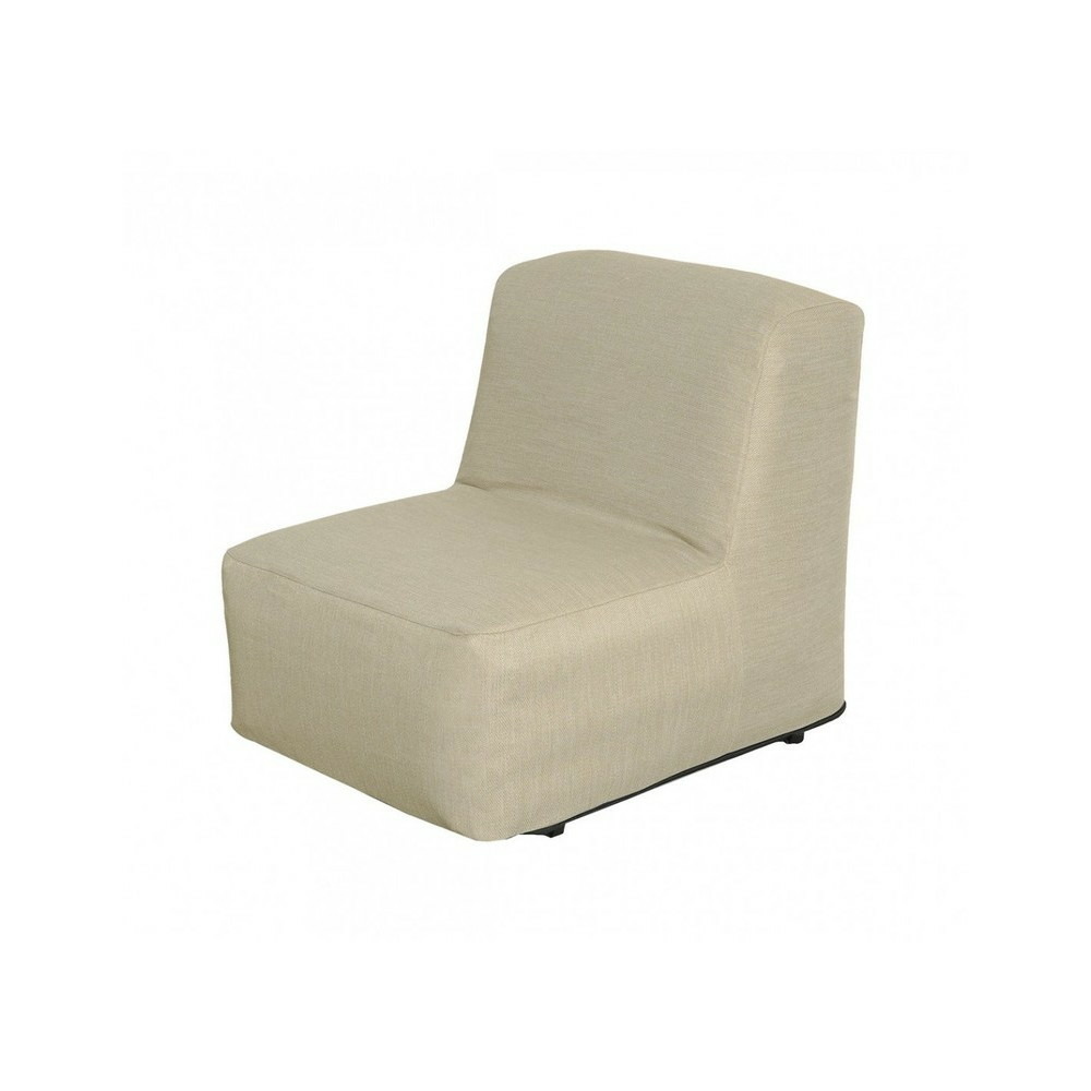Fauteuil de détente gonflable balloon en pvc - ecru