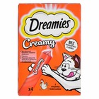 Collation pour chat dreamies creamy 4 x 10 g poulet