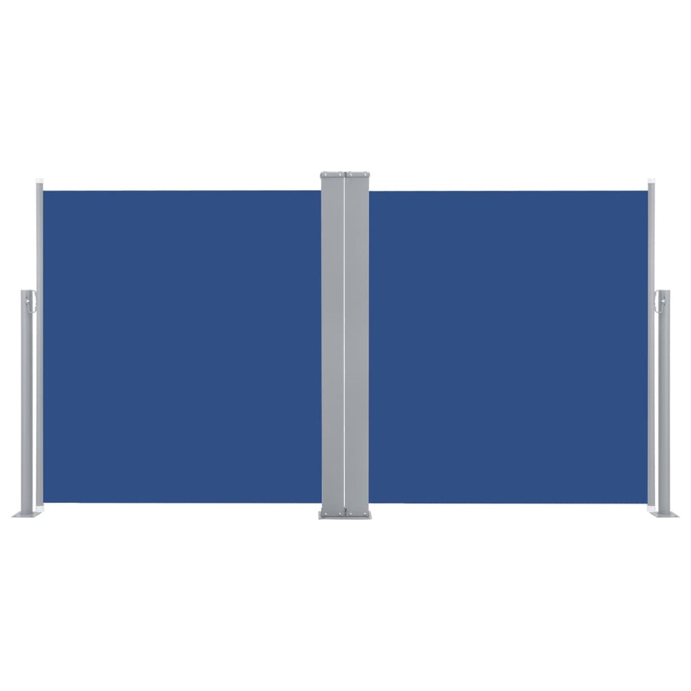 Auvent paravent store brise-vue latéral rétractable de patio jardin terrasse balcon protection visuelle écran 160 x 600 cm bl