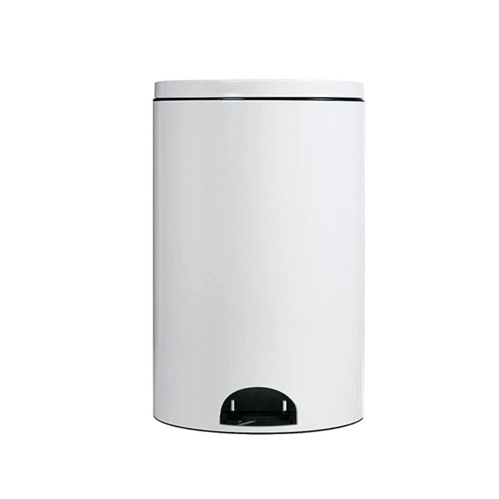 Poubelle à pédale 20l blanc - 90253