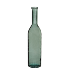 Mica decorations - vase bouteille en verre recyclé vert h75