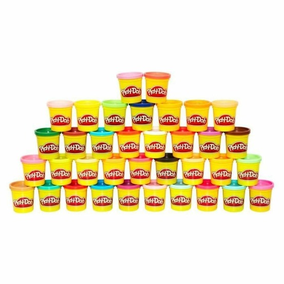 Coffret de 36 pots de 84 g de pâte à modeler, couleurs multiples, des 24 mois