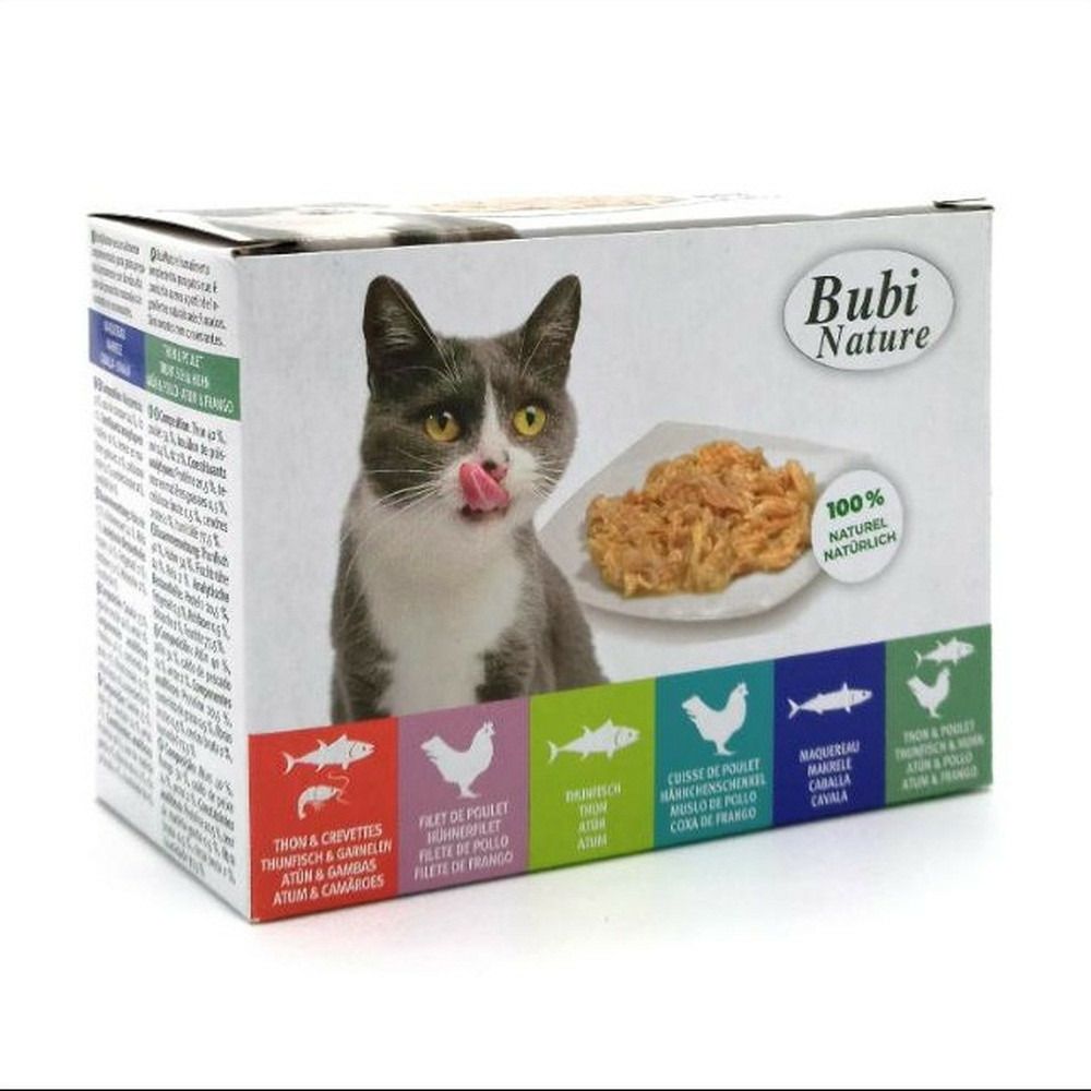 Multi-pack bubinature pour chat - 6x70g