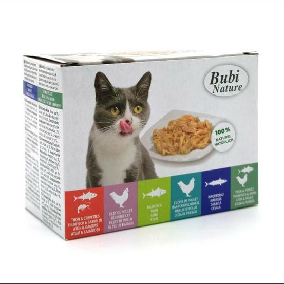 Multi-pack bubinature pour chat - 6x70g