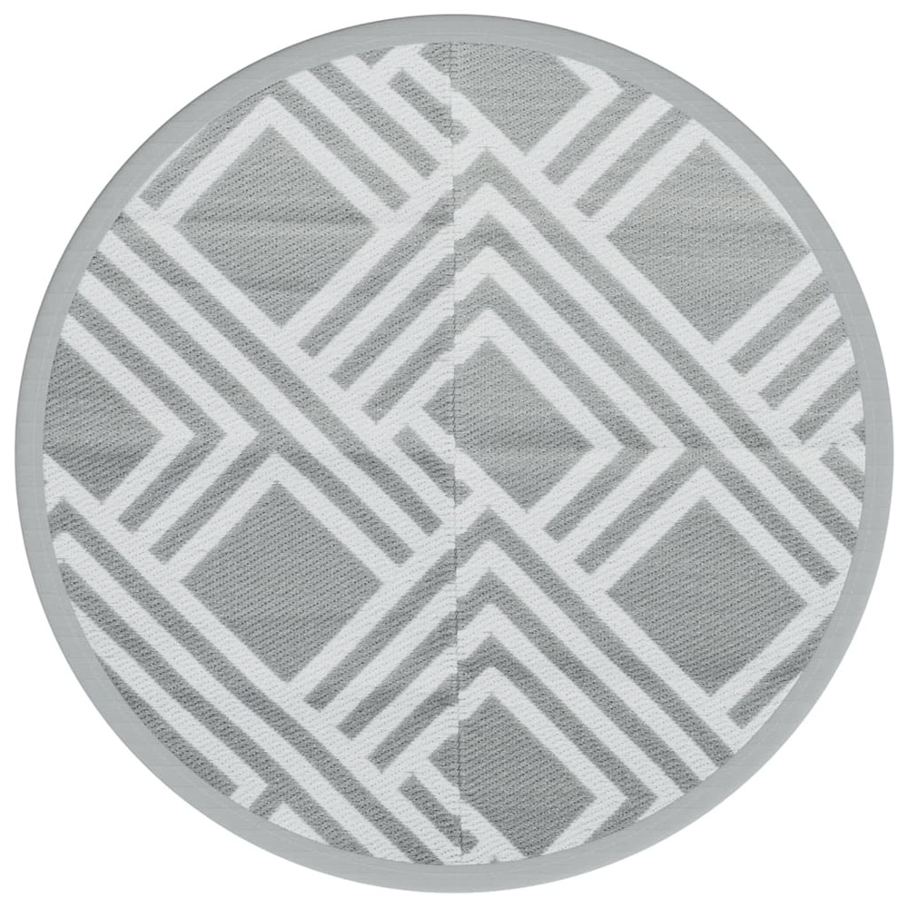 Tapis d'extérieur arakil gris ø200 cm pp