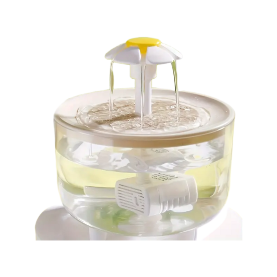 Fontaine à Eau Transparente Ultra-Silencieuse, Alimentée Par USB Pour Animaux De Compagnie