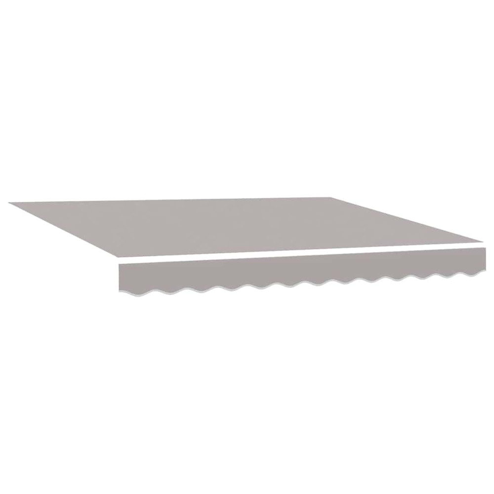 Toile de rechange pour auvent gris clair 2,5 x 2 m polyester