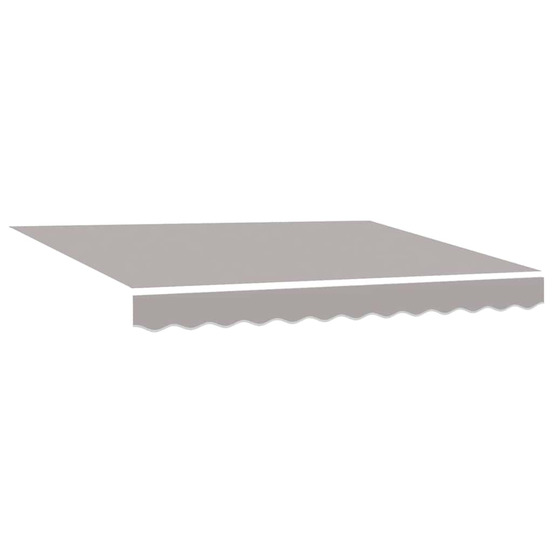 Toile de rechange pour auvent gris clair 2,5 x 2 m polyester