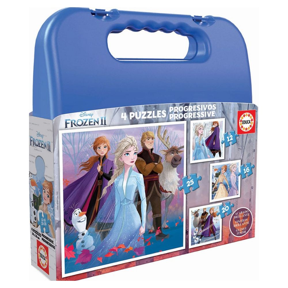 Mallette puzzles progressifs reine des neiges 2