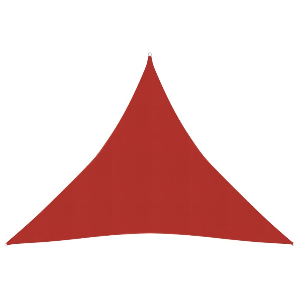Voile d'ombrage 160 g/m² rouge 5 x 5 x 5 m pehd