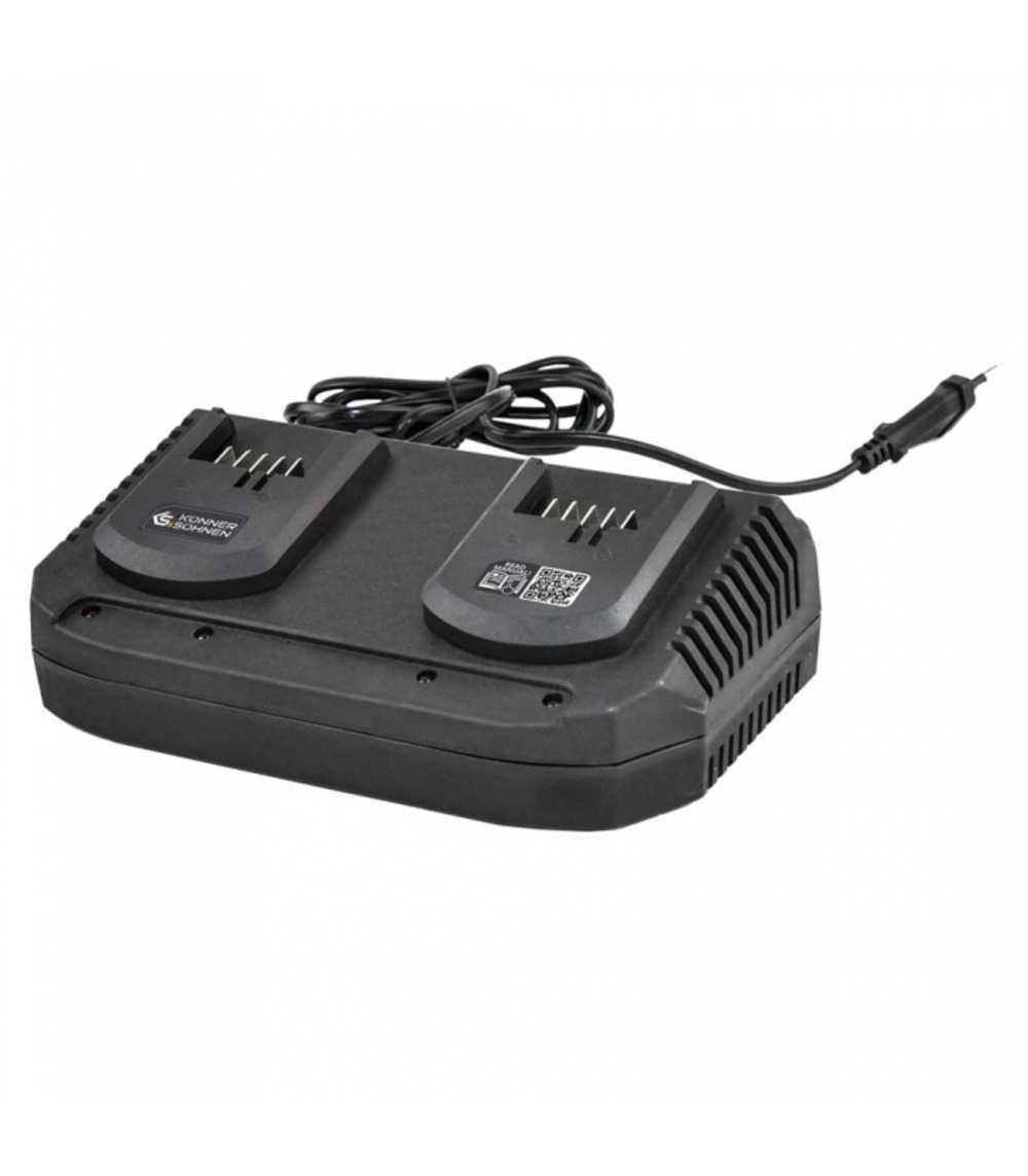 Chargeur double rapide pour batteries 20v - könner söhnen ks c35a-2