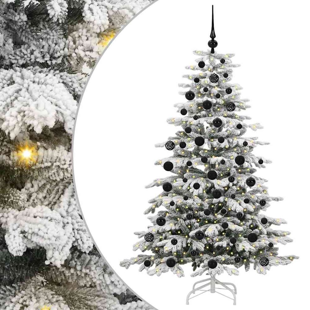 Sapin de noël artificiel à branches articulées blanc 180 cm